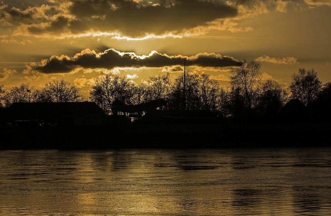 abendlicher Blick nach drüben