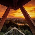 Abendlicher Blick über Koblenz...