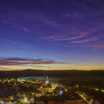 Abendlicher Blick über Mansfeld (1)