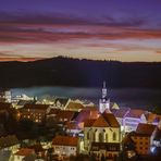 Abendlicher Blick über Mansfeld (2)