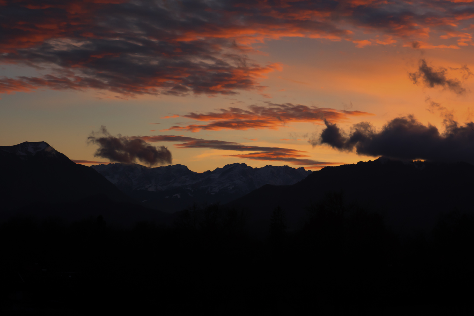 abendlicher Blick über´s Murnauer Moos