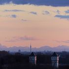 Abendlicher Blick vom Domberg in Freising