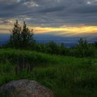 Abendlicher Blick vom hohen Blauen