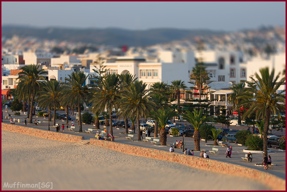 Abendlicher Blick von der Ribat de Hammamet