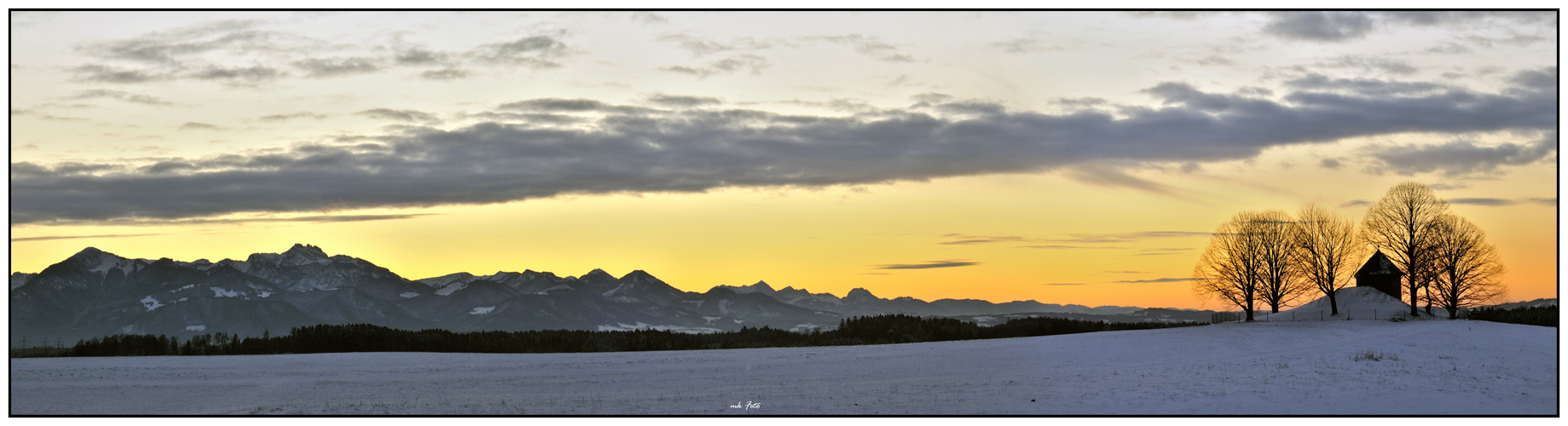 Abendlicher Chiemgau