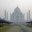 abendlicher Dunst am Taj Mahal