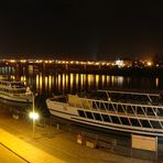 Abendlicher Elbblick in Dresden