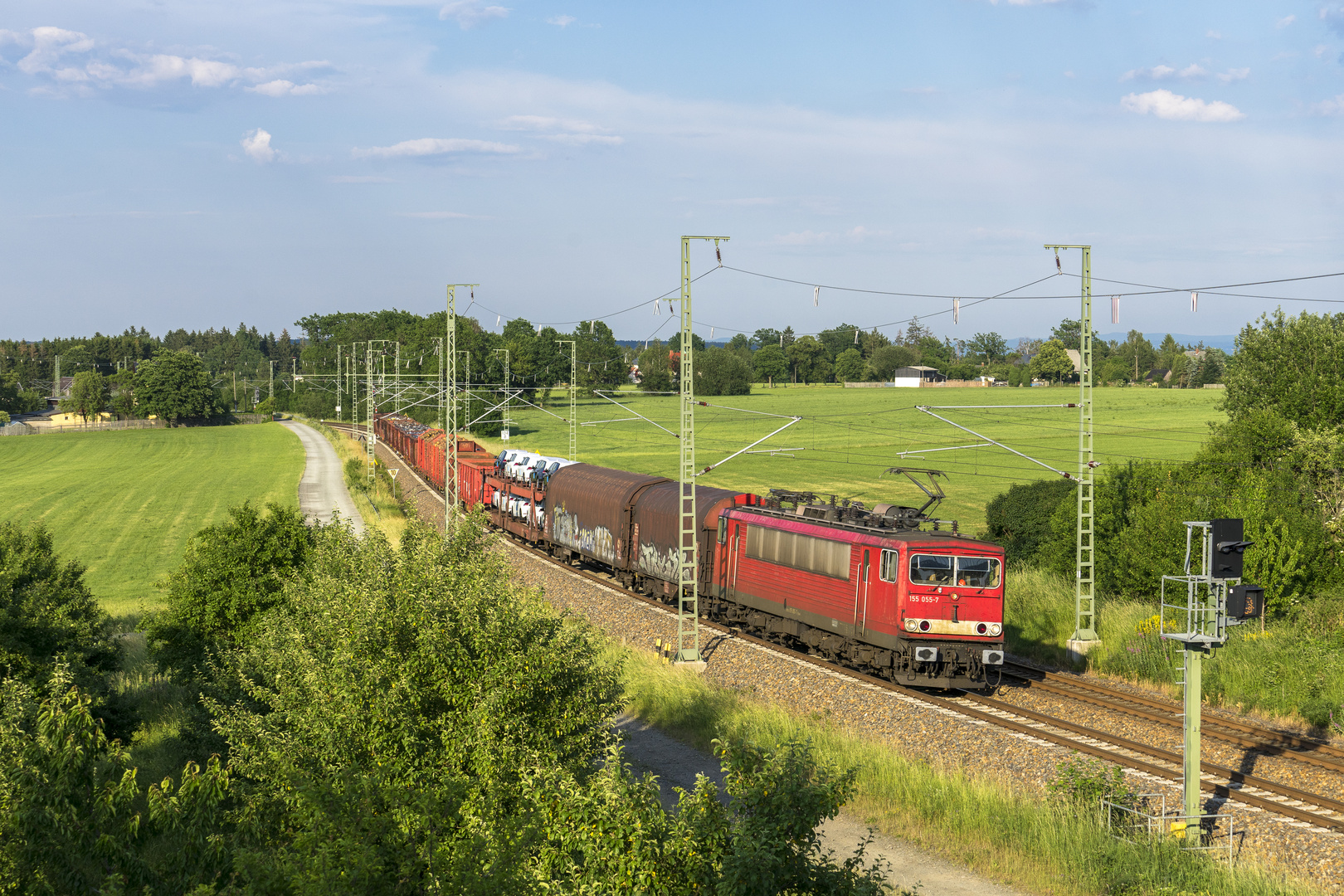 Abendlicher EZ 51719 im Vogtland.