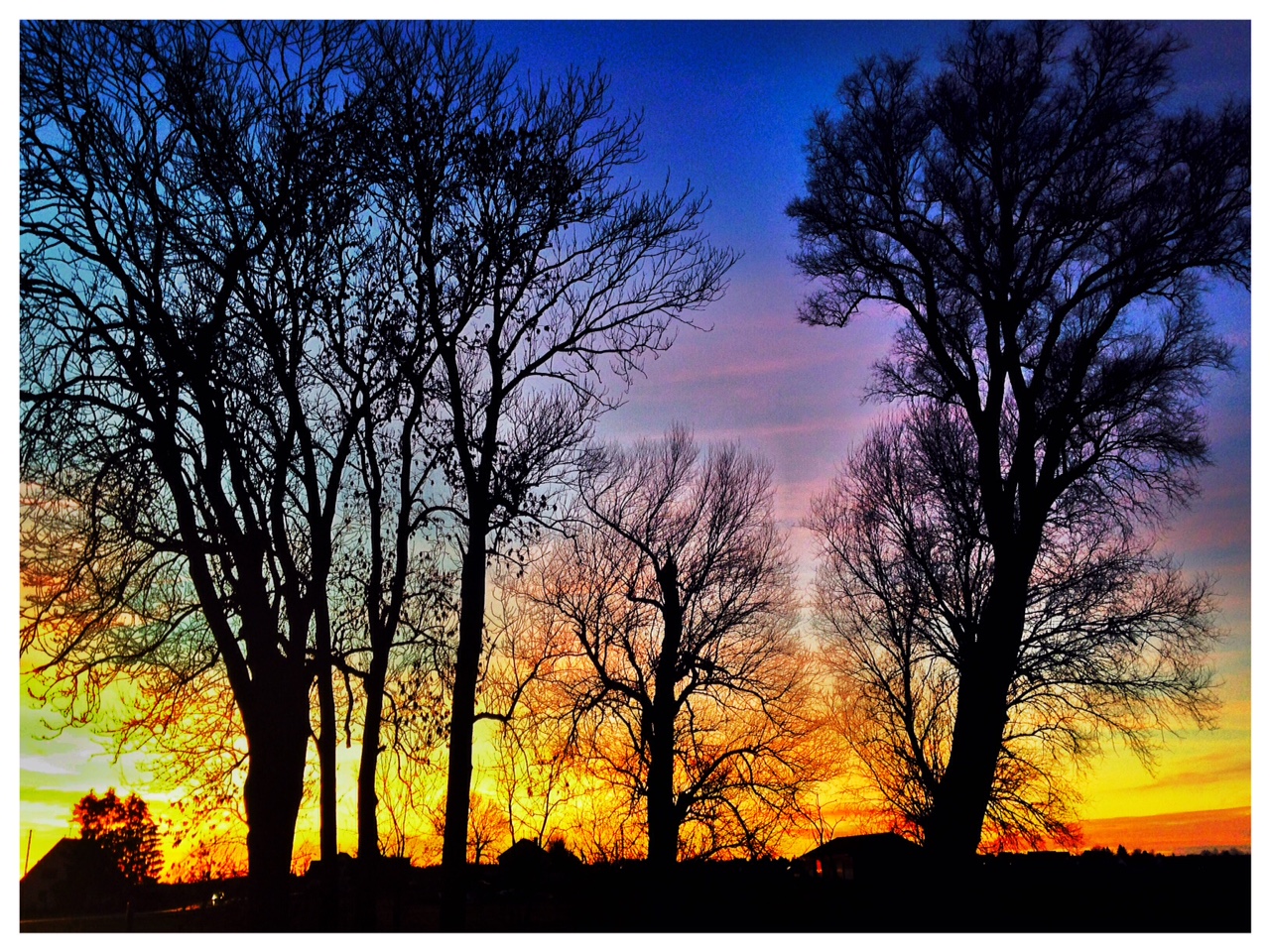 Abendlicher Farbkasten