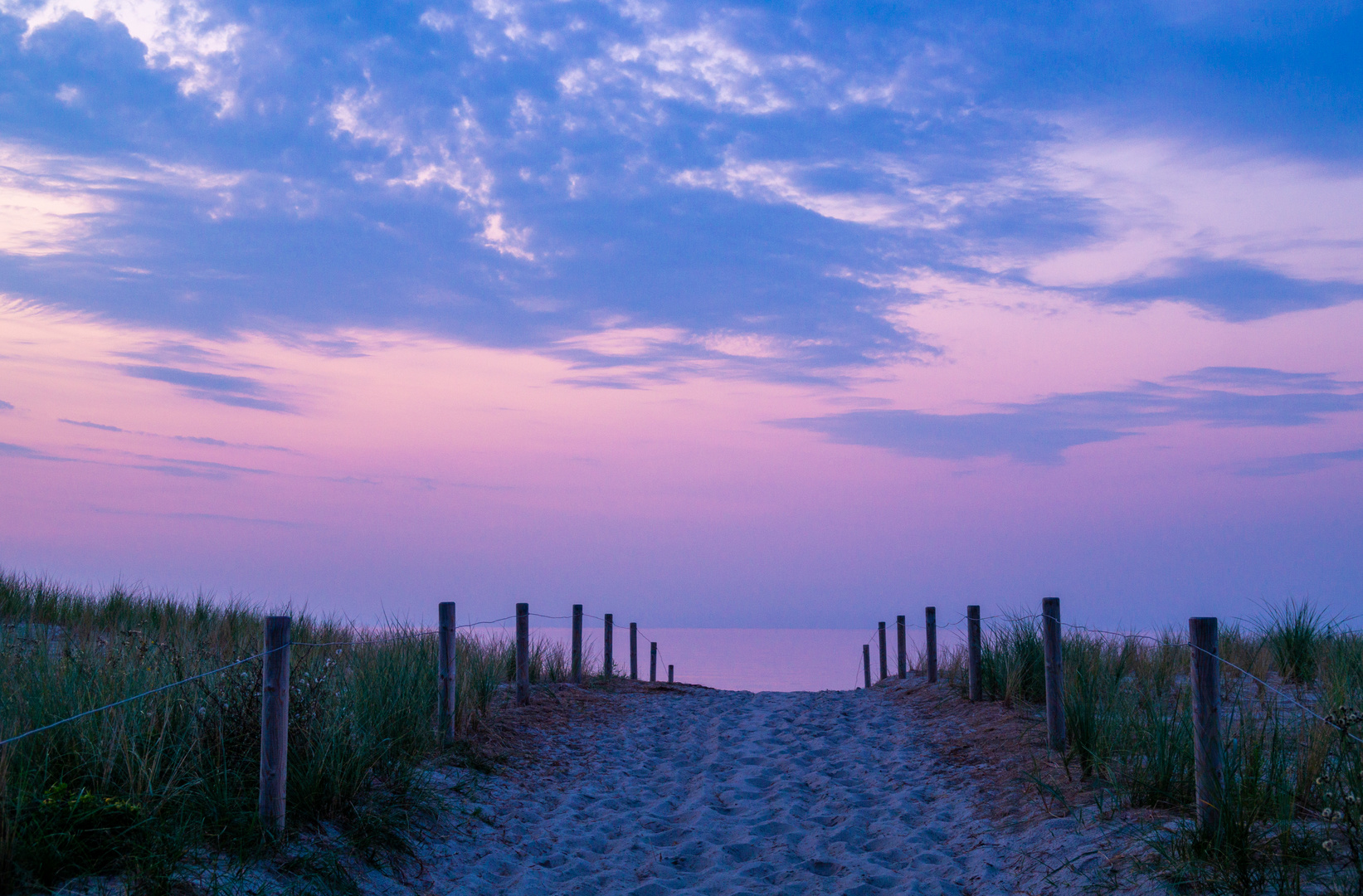 Abendlicher Gang zum Strand