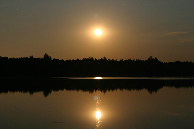 Abendlicher Genuß am See von Th. Brandes