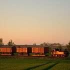 abendlicher Glint vor Naundorf