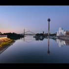 abendlicher Medienhafen