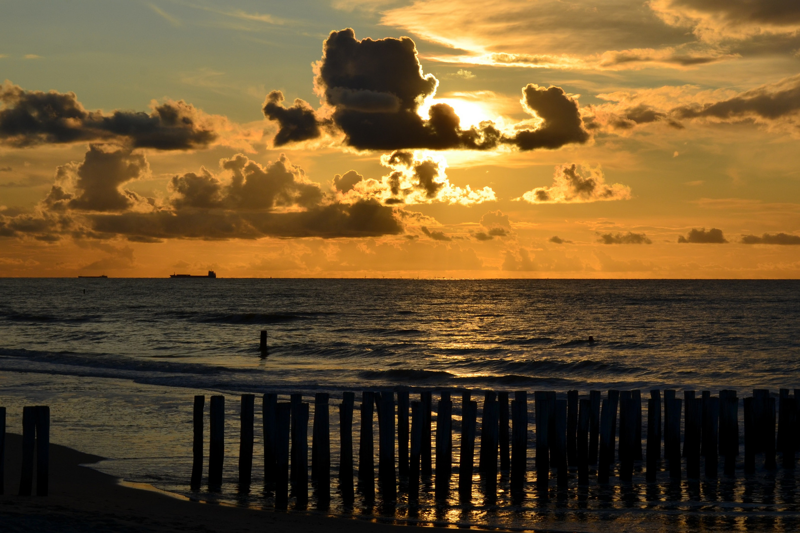 Abendlicher Meeresblick