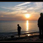 abendlicher Ostseestrand