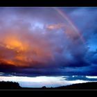 abendlicher Regenbogen