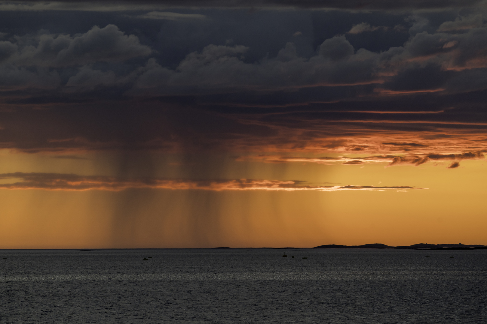 Abendlicher Regenschauer