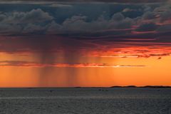 Abendlicher Regenschauer