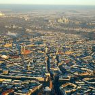 Abendlicher Rundflug über München im Dezember