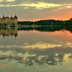 Abendlicher Rundgang ums Moritzburger Schloss...,