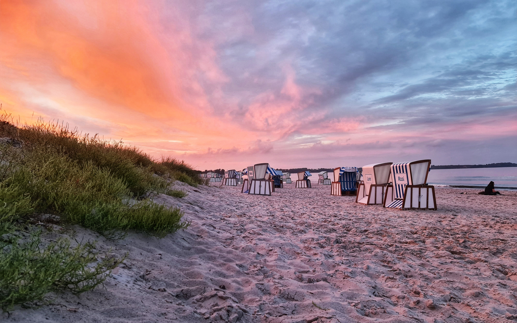 abendlicher Strand auf Rügen