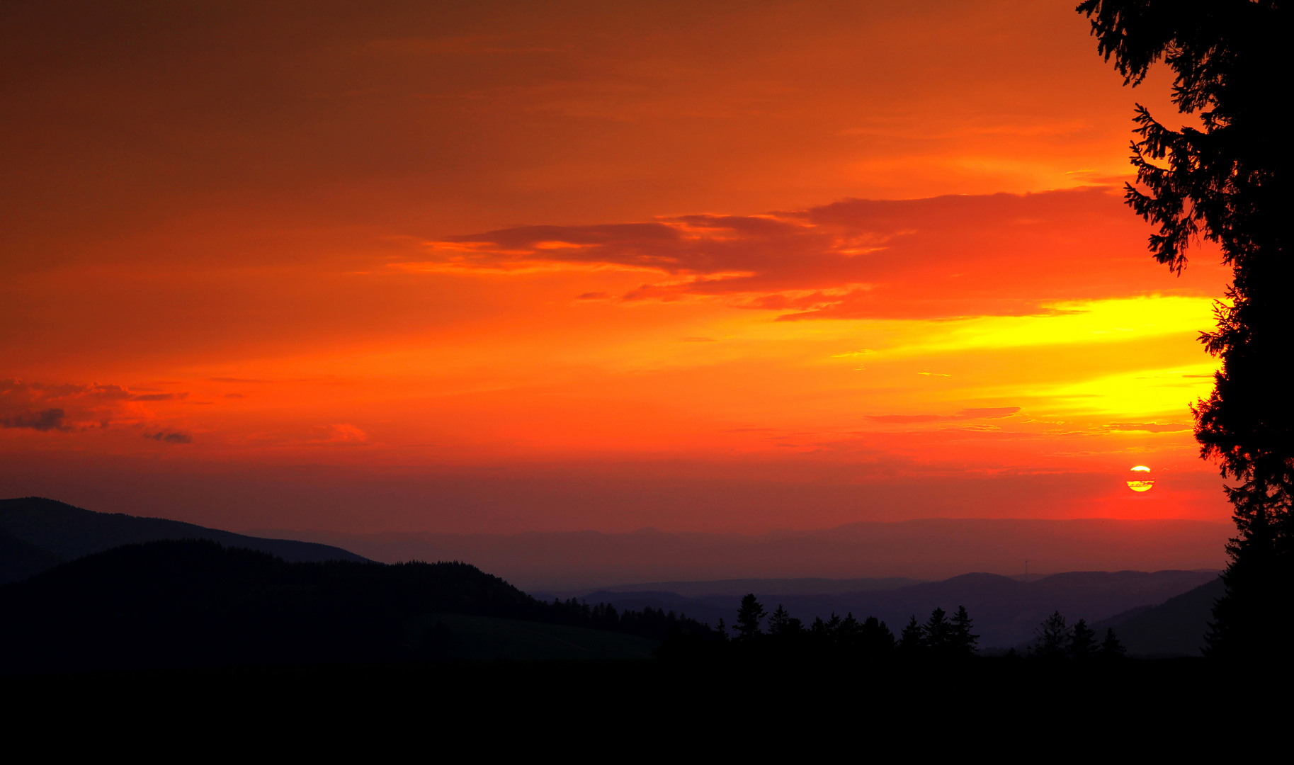 Abendlicher Weitblick