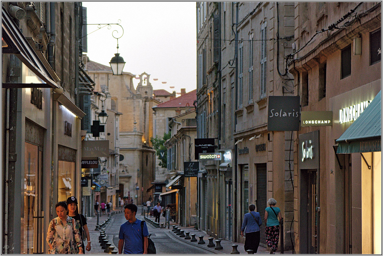 Abendliches  Avignon