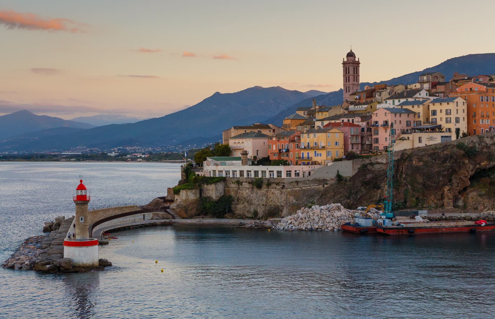 Abendliches Bastia