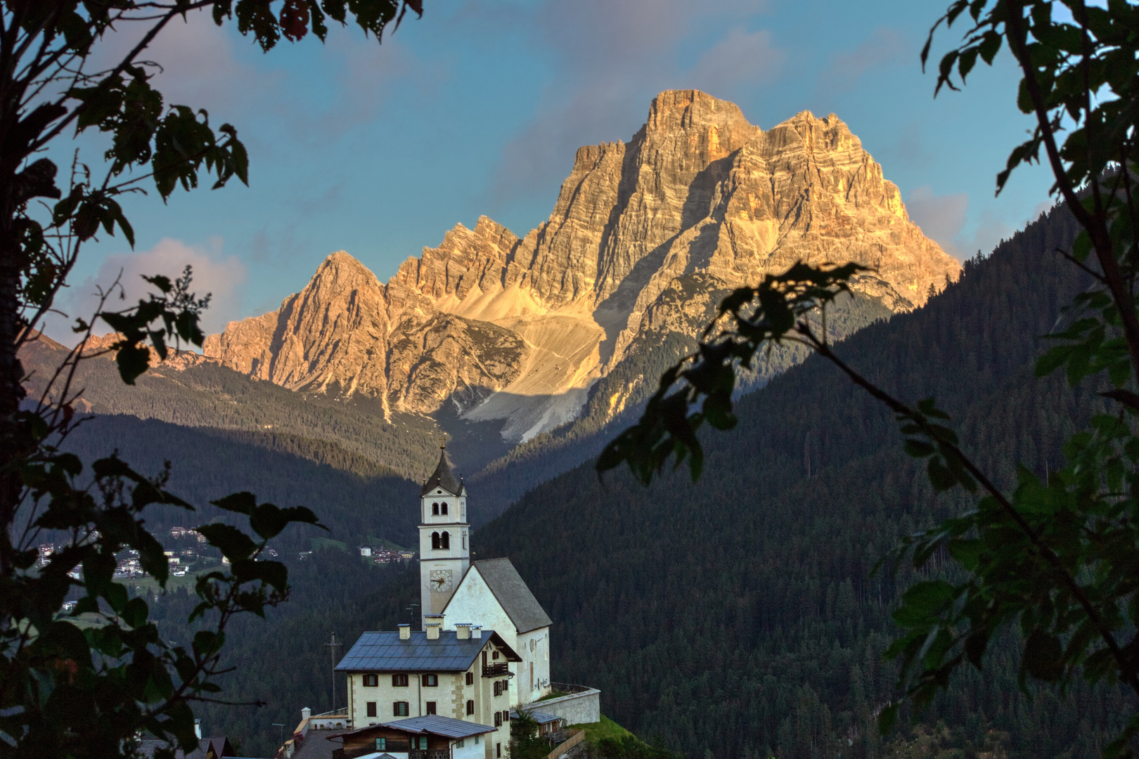 Abendliches Colle Santa Lucia.