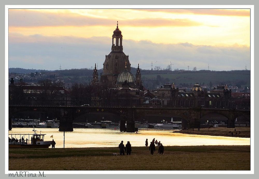 Abendliches Dresden