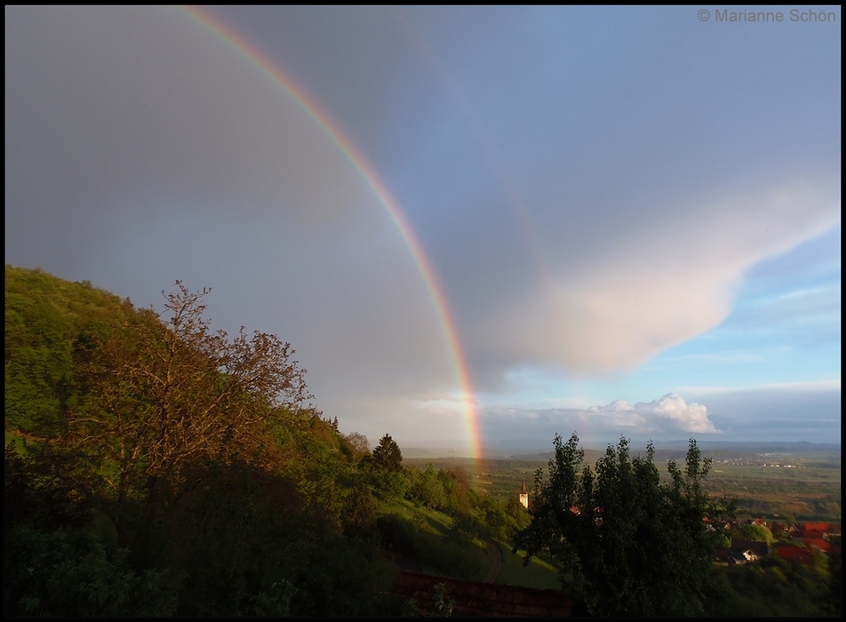 Abendliches Farbenspiel