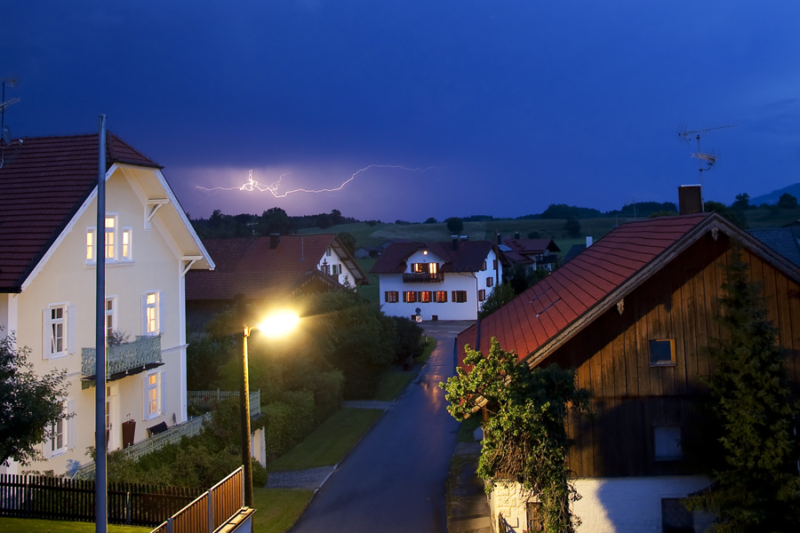 Abendliches Gewitter