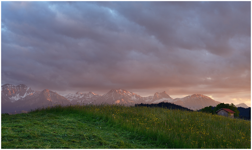 Abendliches Glühen