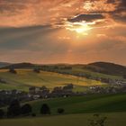 abendliches Licht im Erzgebirge