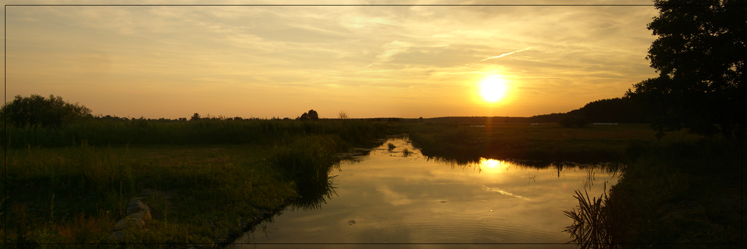 Abendliches Licht in Brandenburg