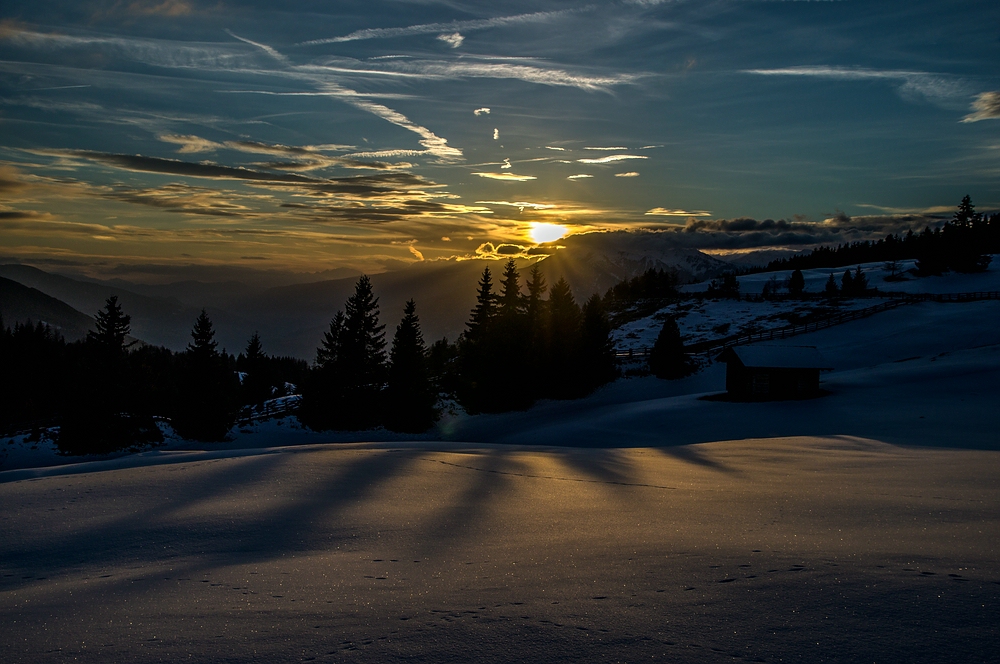 Abendliches Lichtspiel