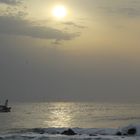 abendliches Meer vor Sardiniens Ostküste