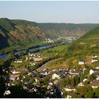 Abendliches Moseltal bei Cochem