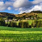 Abendliches Panorama bei Bernau im Schwarzwald