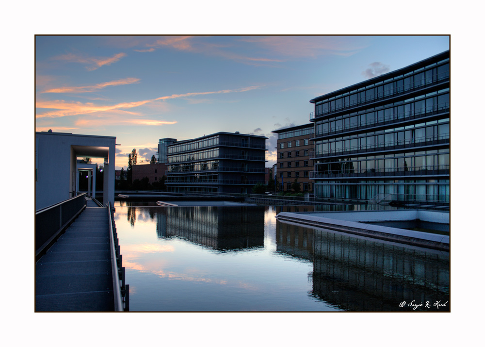 Abendliches Saarbrücken