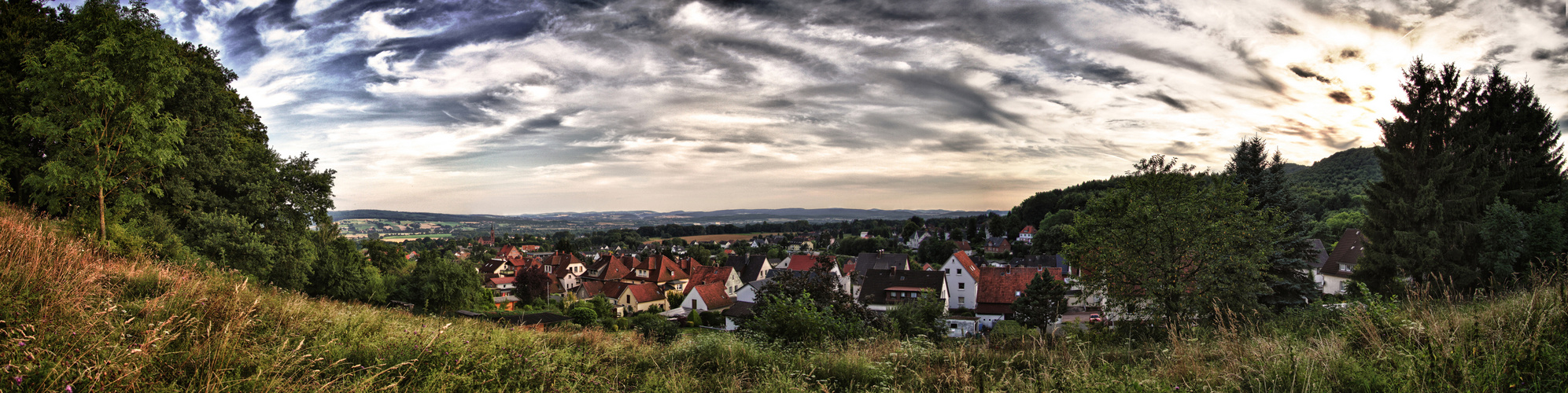 Abendliches Steinbergen