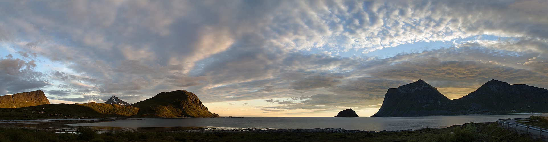 Abendliches Wolkenpanorama