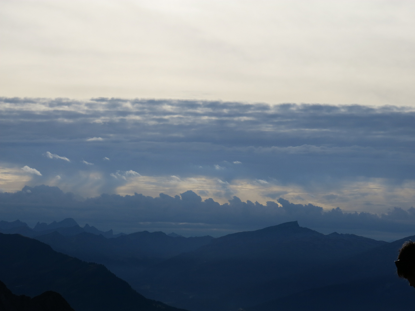 Abendliches Wolkenschauspiel