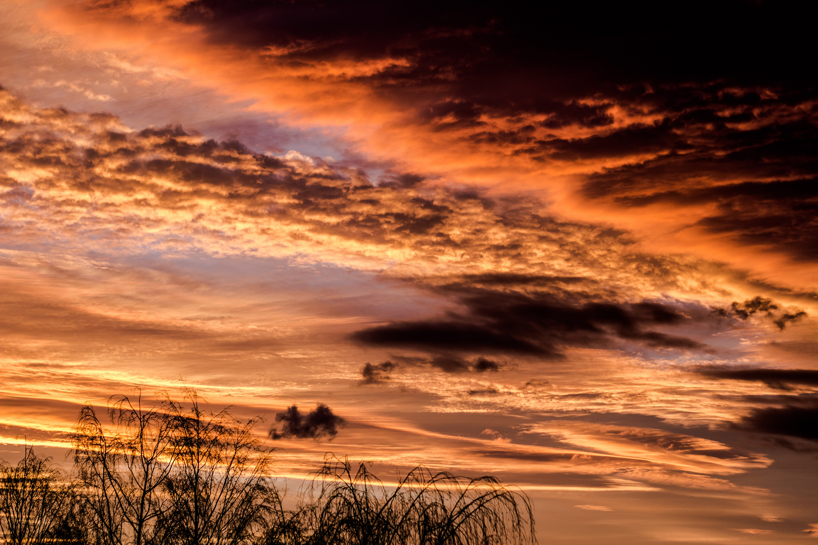 Abendliches Wolkenspiel