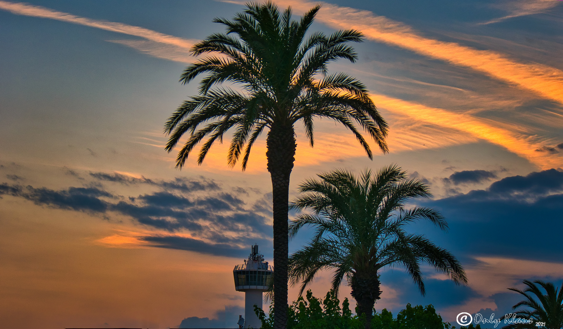 Abendliches Zwielicht in Empuriabrava