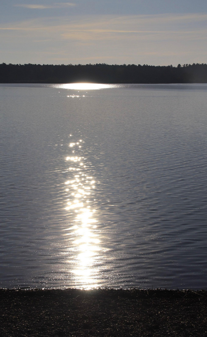 Abendlicht am Altmühlsee