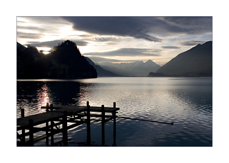 ...Abendlicht am Brienzersee...