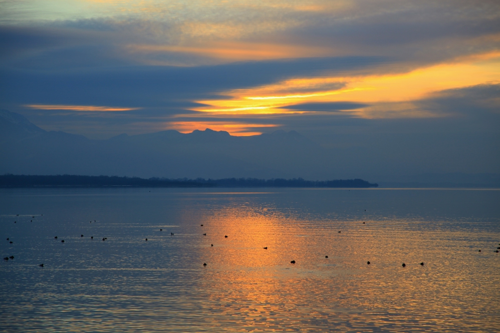 Abendlicht am Chiemsee