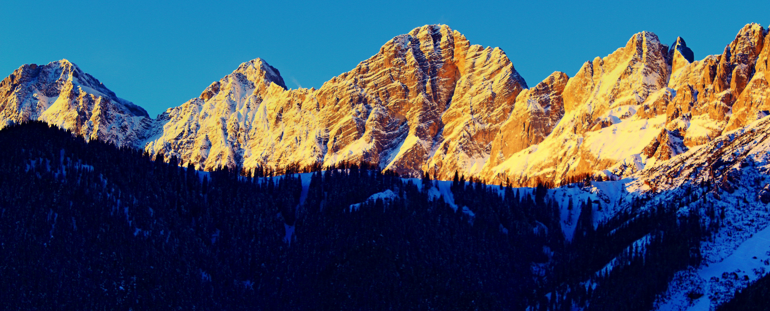 Abendlicht am Dachstein