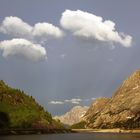 Abendlicht am Fedaia-Stausee